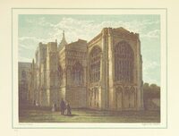 1890 Winchester Cathedral Exterior